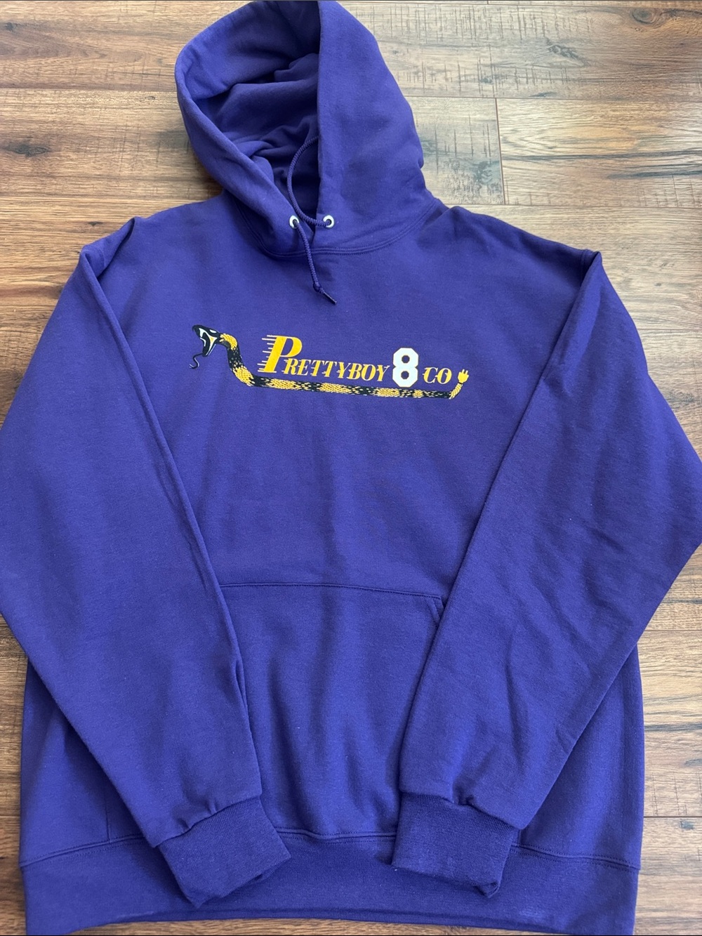 Adult Prettyboy & Co. Kobe Bryant “Mamba” Tribute Hoodie sz: Large